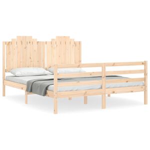vidaXL Bed Frame without Mattress 160x200 cm Solid Wood