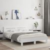 vidaXL Bed Frame without Mattress White 140x200 cm