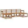 vidaXL Outdoor Sofa Set 6 pcs Natural Solid Acacia Wood