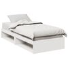 vidaXL Day Bed without Mattress White 80x200 cm Solid Wood Pine