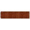 vidaXL Lawn Edgings 10 pcs 25x103 cm Flexible Corten steel