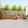 vidaXL Outdoor Sofa Set 7 pcs Natural Solid Acacia Wood