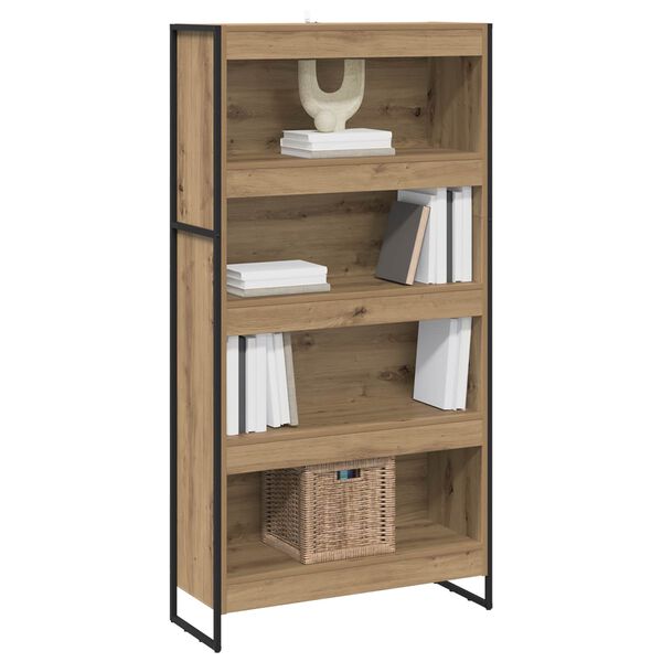 vidaXL Book Cabinet 2 pcs Artisian Oak 80 x 30 x 155 cm