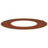 vidaXL suitable for Flat Tree Ring Brown &Oslash;40 / 70 cm Weathering Steel