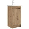 vidaXL Bathroom Vanity with Sink Artisan Oak 42 x 40 x 84.5 cm