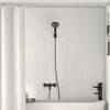 vidaXL Shower Head Set Black G 1 / 2 inches Brass