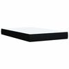 vidaXL Box Spring Bed with Mattress Black 120x190 cm Fabric
