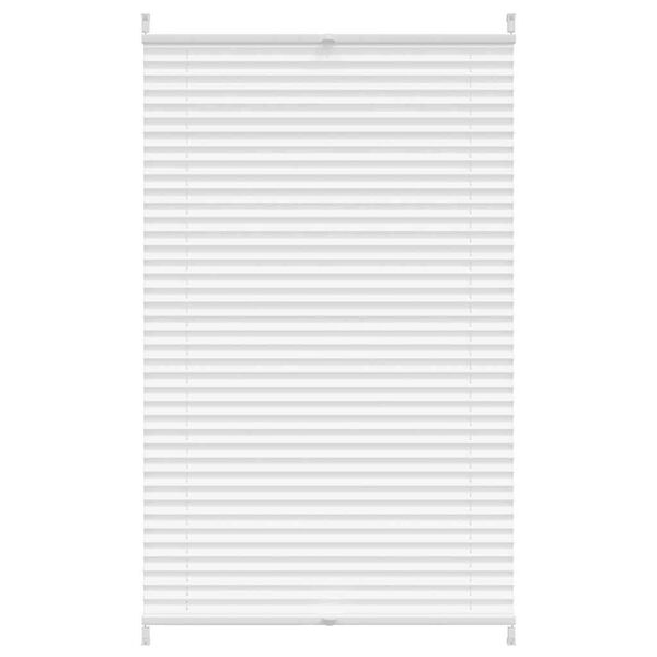 Plisse Blind 70x125cm White Pleated Blind