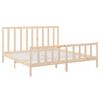 vidaXL Bed Frame without Mattress 200x200 cm Solid Wood Pine