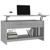 vidaXL Coffee Table Grey Sonoma 102x50x52.5 cm Engineered Wood