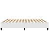 vidaXL Bed Frame without Mattress White Super King Faux Leather
