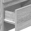 vidaXL Bedside Cabinet with 2 Drawers Grey Sonoma 40x33x60 cm
