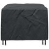 vidaXL Furniture Cover Plain Black 113 x 113 x 73 cm 420D