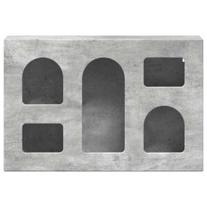 vidaXL Hanging Cabinet with Shelf ELST Concrete Grey 60 x 20 x 40 cm