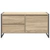 vidaXL TV Cabinet Sonoma 100 x 36 x 49.5 cm Engineered Wood