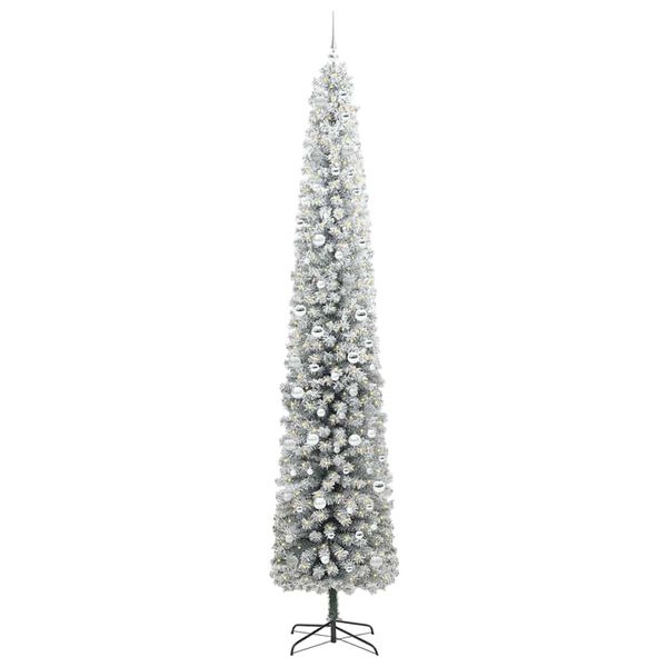 vidaXL Artificial Christmas Tree with 300 LEDs with Stand Green 300 cm