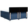 vidaXL Box Spring Bed with Mattress Blue 180x200 cm Fabric