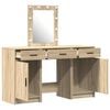 vidaXL Dressing Table with Door Brown 50 x 41 x 135 cm Engineered Wood