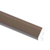 vidaXL Stair Nosings in L-shape 5 pcs Aluminium 100 cm Brown
