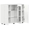 vidaXL Sideboard High gloss white 55.5 x 29 x 100 cm Engineered Wood