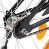 vidaXL Kids Bike with Front Carrier 20 inch Black and Orange