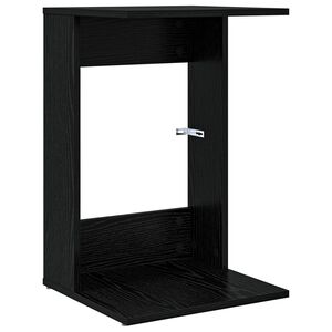 vidaXL Side Table Black Oak 40 x 38 x 62.5 cm Engineered Wood