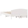 vidaXL Bed Frame without Mattress White 160x200 cm Solid Wood Pine