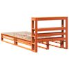vidaXL Bed Frame without Mattress Wax Brown 90x200 cm Solid Wood Pine
