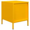 vidaXL Bedside Cabinet&nbsp;Mustard Yellow 35x39x43.5 cm Steel