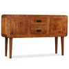 vidaXL Sideboard Solid Wood with Honey Finish 120x30x75 cm