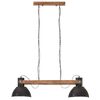 vidaXL Industrial Hanging Lamp 25 W Black 109 cm E27
