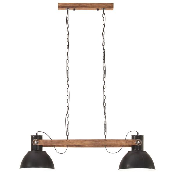 vidaXL Industrial Hanging Lamp 25 W Black 109 cm E27