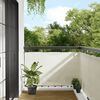 vidaXL Balcony Screen Cream 90x1000 cm 100% Polyester Oxford