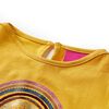 Kids' T-shirt with Long Sleeves Ochre 140