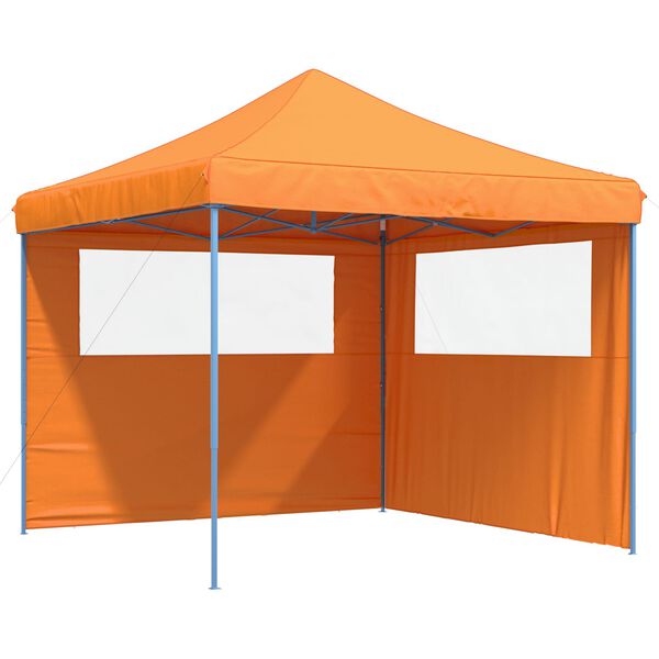 vidaXL Party Tent Folding Orange 292 x 292 x 315 cm Oxford Fabric
