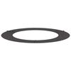 vidaXL suitable for Flat Tree Rings 5 pcs Black &Oslash;60 / 90 cm Steel
