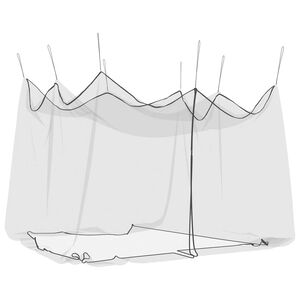 vidaXL Garden Mosquito Net Rectangular 220 mesh Black Polyester