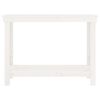 vidaXL Work Bench White 110x50x80 cm Solid Wood Pine