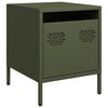 vidaXL Bedside Cabinets&nbsp;2 pcs Olive Green 35x39x43.5 cm Steel