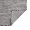 vidaXL Outdoor Flatweave Rug 160x230 cm Brown and Blue