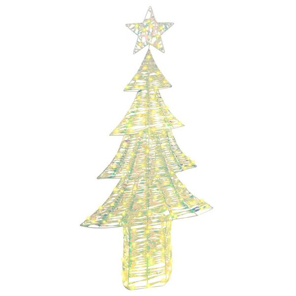 vidaXL Christmas Tree with 240 LEDs Warm white 181 cm PET