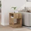 vidaXL End Table Artisan Oak 30.5 x 30 x 45 cm Engineered Wood