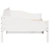 vidaXL Bed Frame without Mattress White 90x200 cm Solid Wood Pine