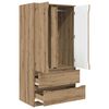 vidaXL Bathroom Cabinet Artisan Oak 79.5 x 49 x 156 cm Engineered Wood
