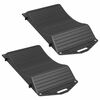 vidaXL Tyre Savers 2 pcs Black 44 x 20 x 4 cm PP