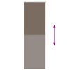 vidaXL Roller Blind Blackout Coffee 45x150 cm Fabric Width 40.7 cm Polyester
