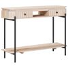vidaXL Handmade End Table White 100 x 30 x 76 cm Solid Mango Wood