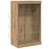 vidaXL LED Sideboard Artisan Oak 60.5 x 37 x 100 cm Engineered Wood