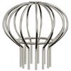 vidaXL Gutter Leaf Guard 8 pcs Silver 75 mm Stainless Steel