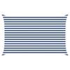 vidaXL Sun Shade Sail Blue and White 4 x 2.5 m 100% Polyester Oxford